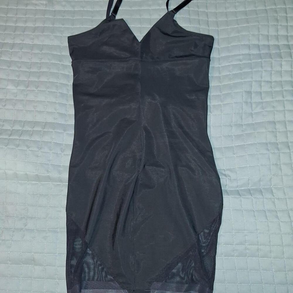 Authentic Red Hot by SPANX Black Shaping Slip Dress Size M